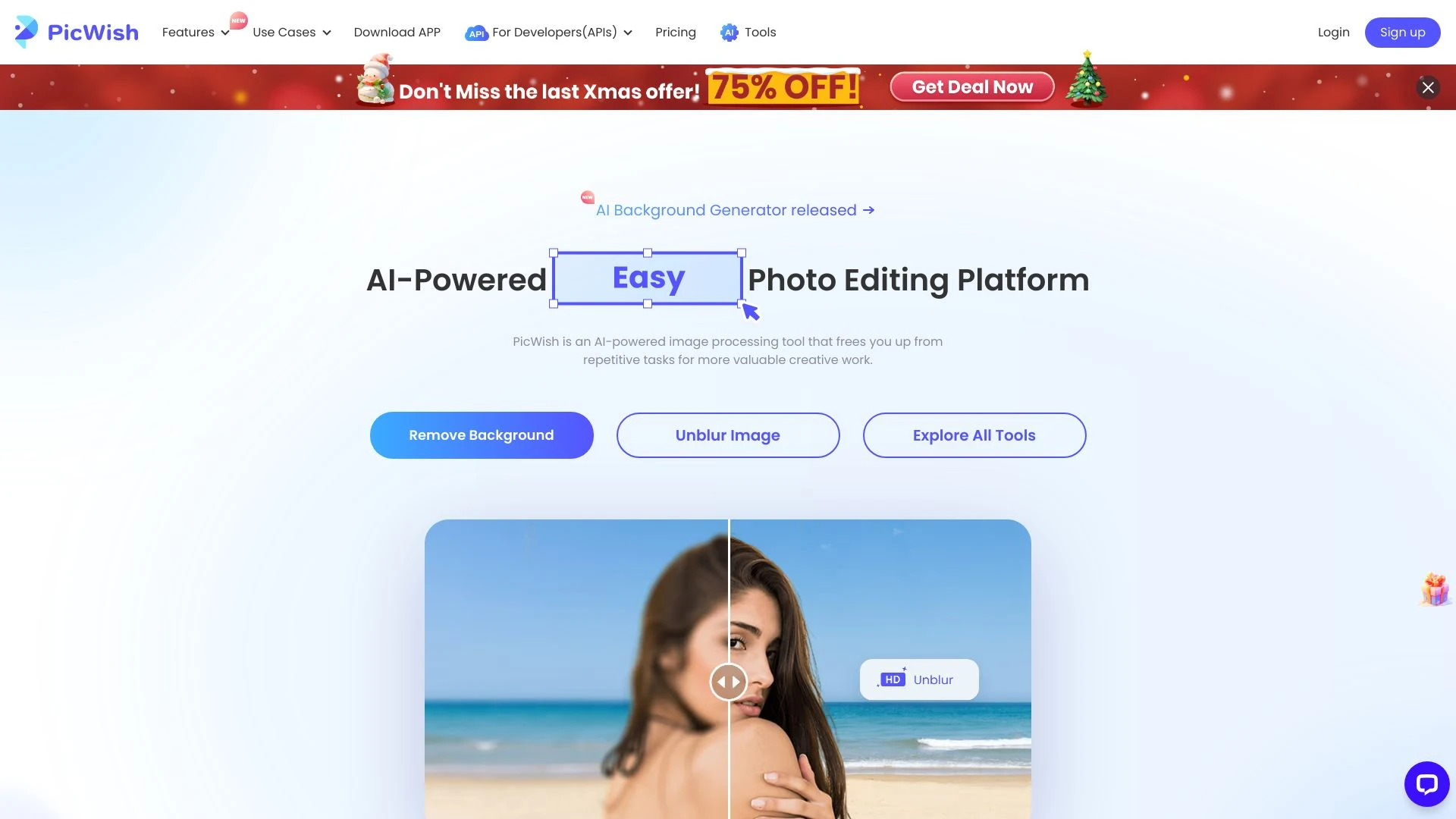 PicWish - AI Tool Ocean