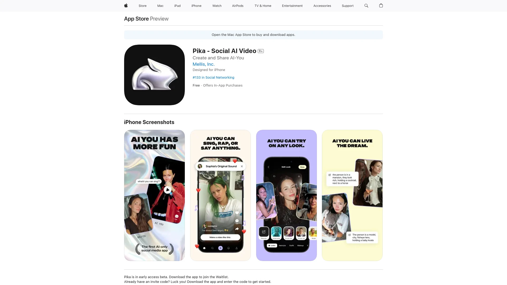 Pika - Social AI Video - AI Tool Ocean