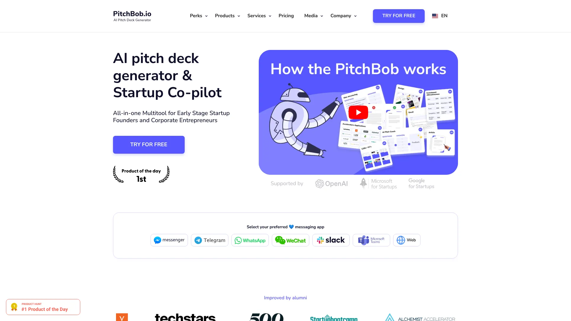 PitchBob.io - AI Tool Ocean
