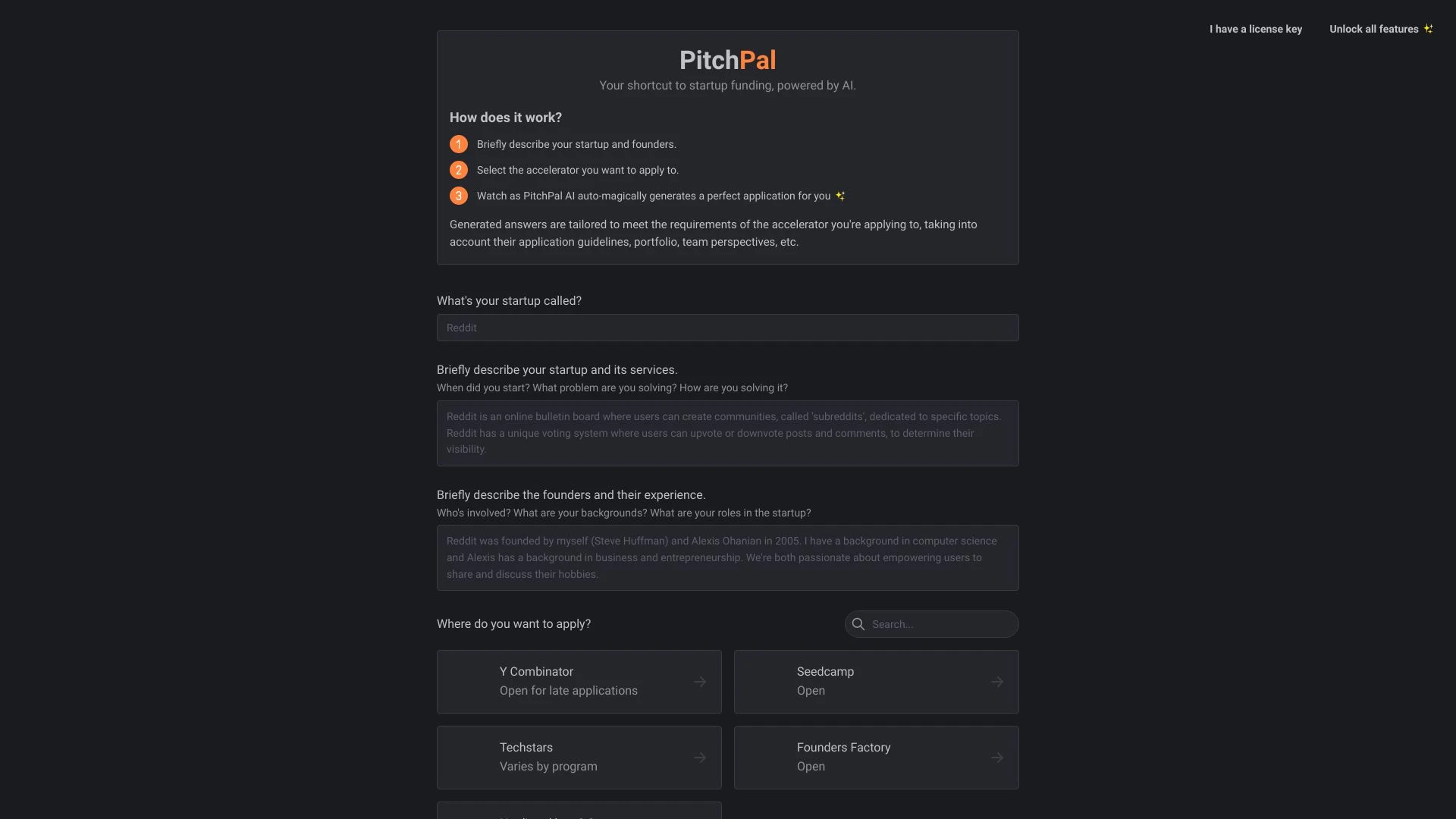 PitchPal - AI Tool Ocean