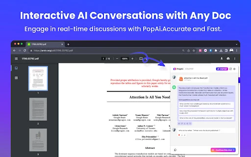PopAi - Chrome Extension - AI Tool Ocean