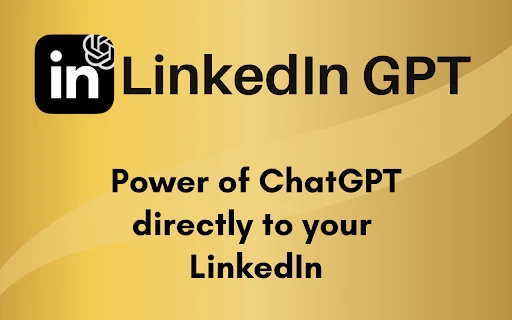 Power of ChatGPT directly in LinkedIn - Chrome Extension - AI Tool Ocean
