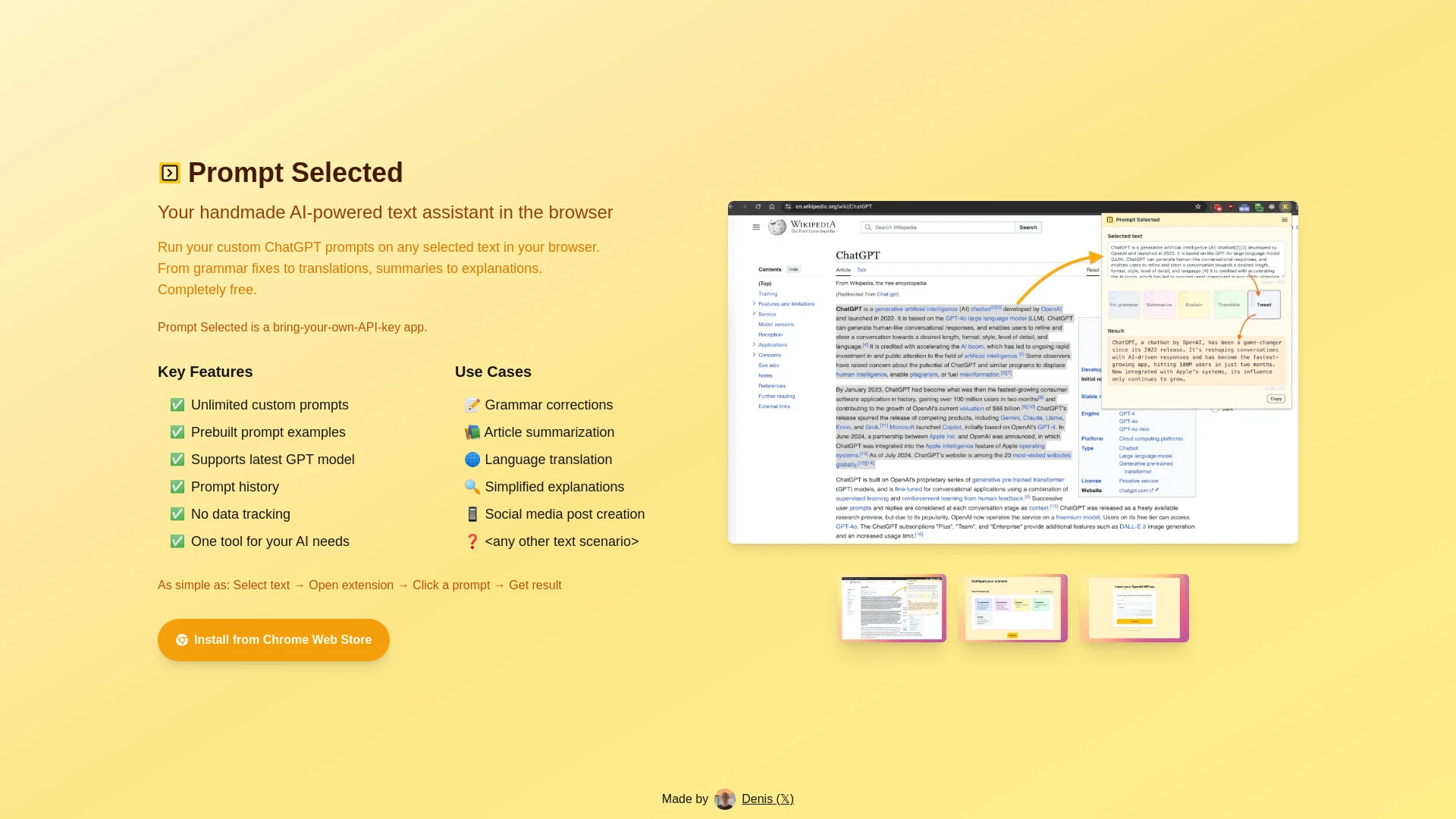 Prompt Selector - AI Tool Ocean