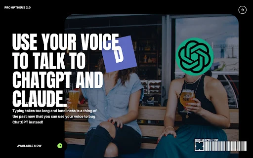 Promptheus 2 - Talk to ChatGPT - Chrome Extension - AI Tool Ocean