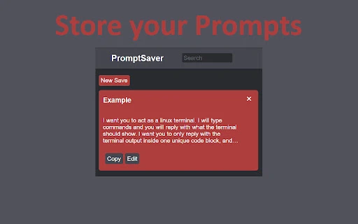 PromptSaver - Chrome Extension - AI Tool Ocean