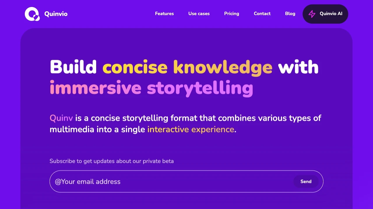 Quinvio AI - AI Tool Ocean
