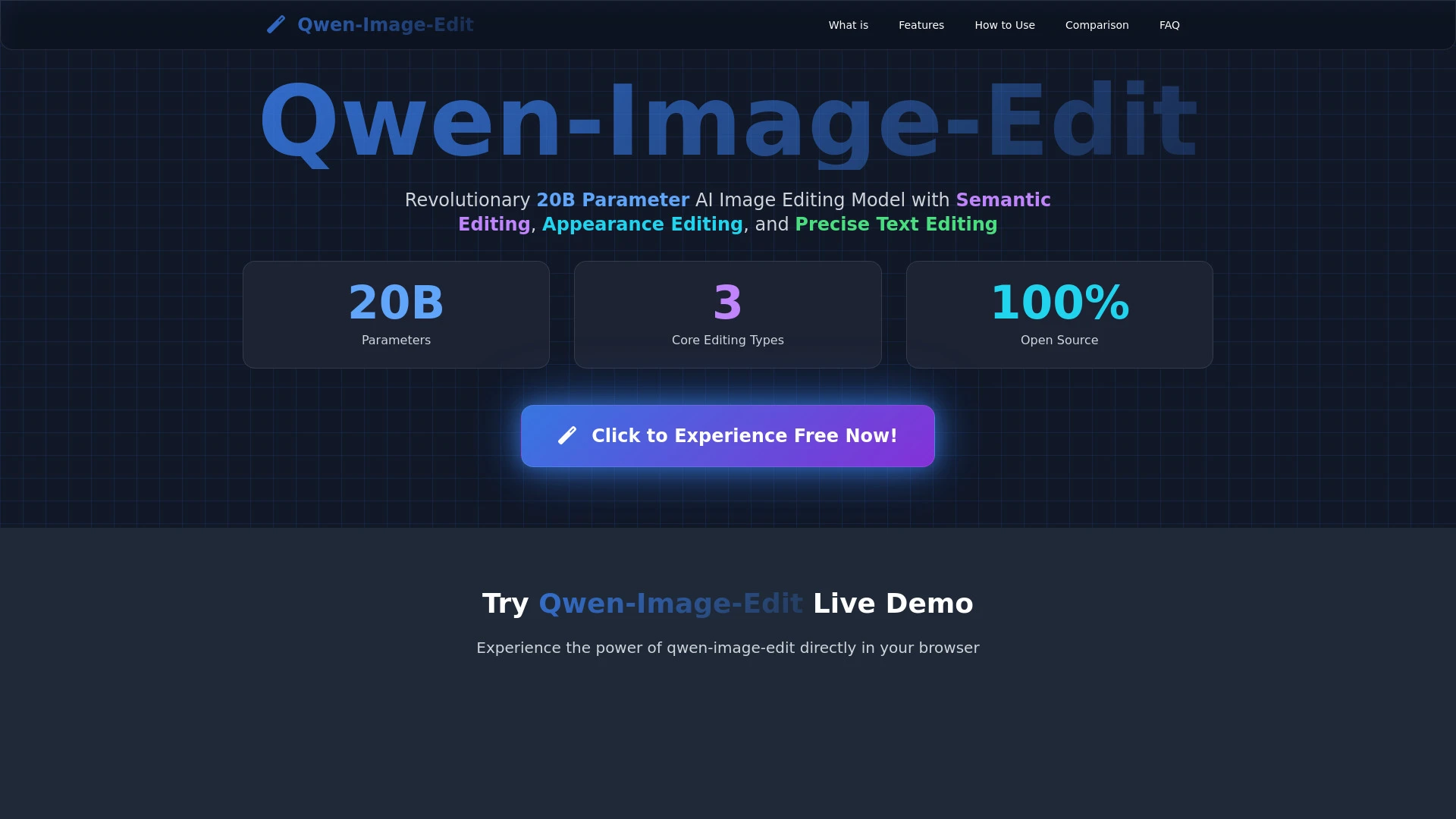qwen-image-edit - AI Tool Ocean