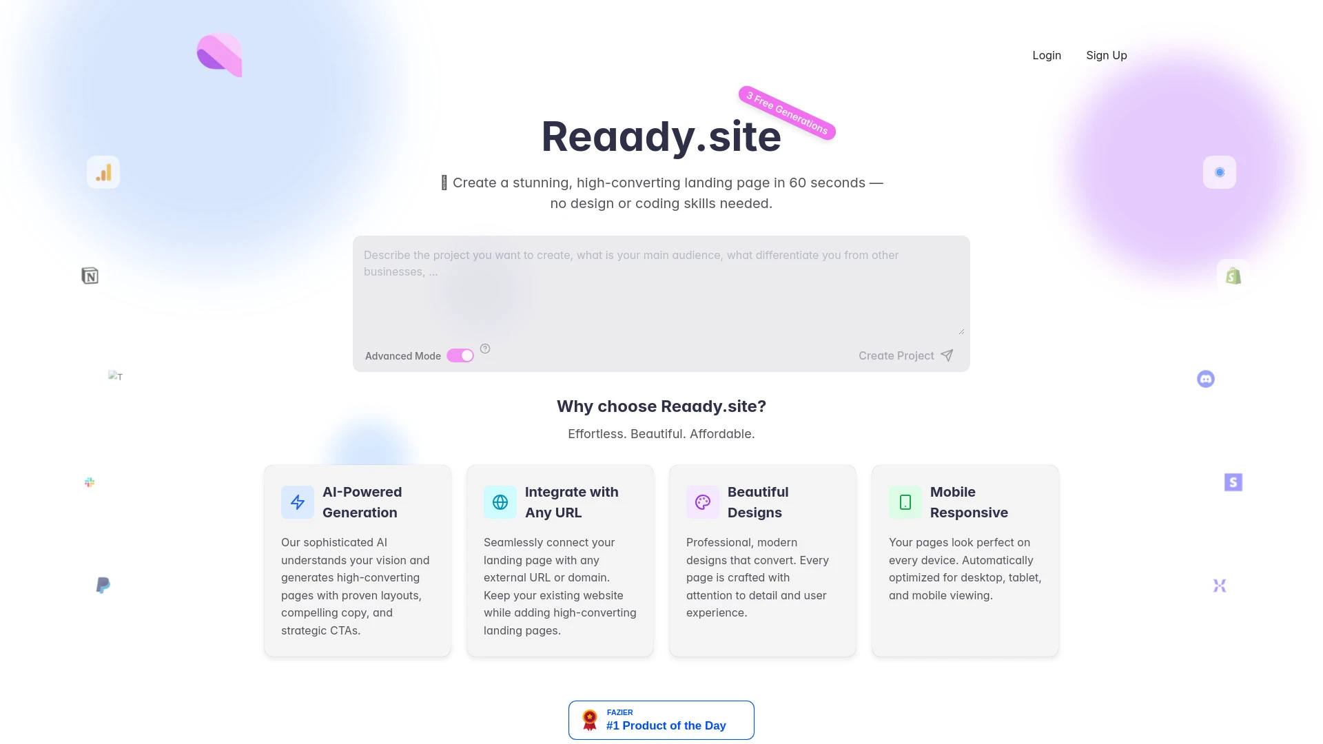 Reaady.site - AI Tool Ocean