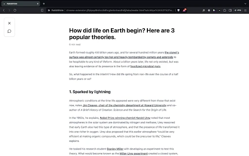 Reading Mode - Chrome Extension - AI Tool Ocean