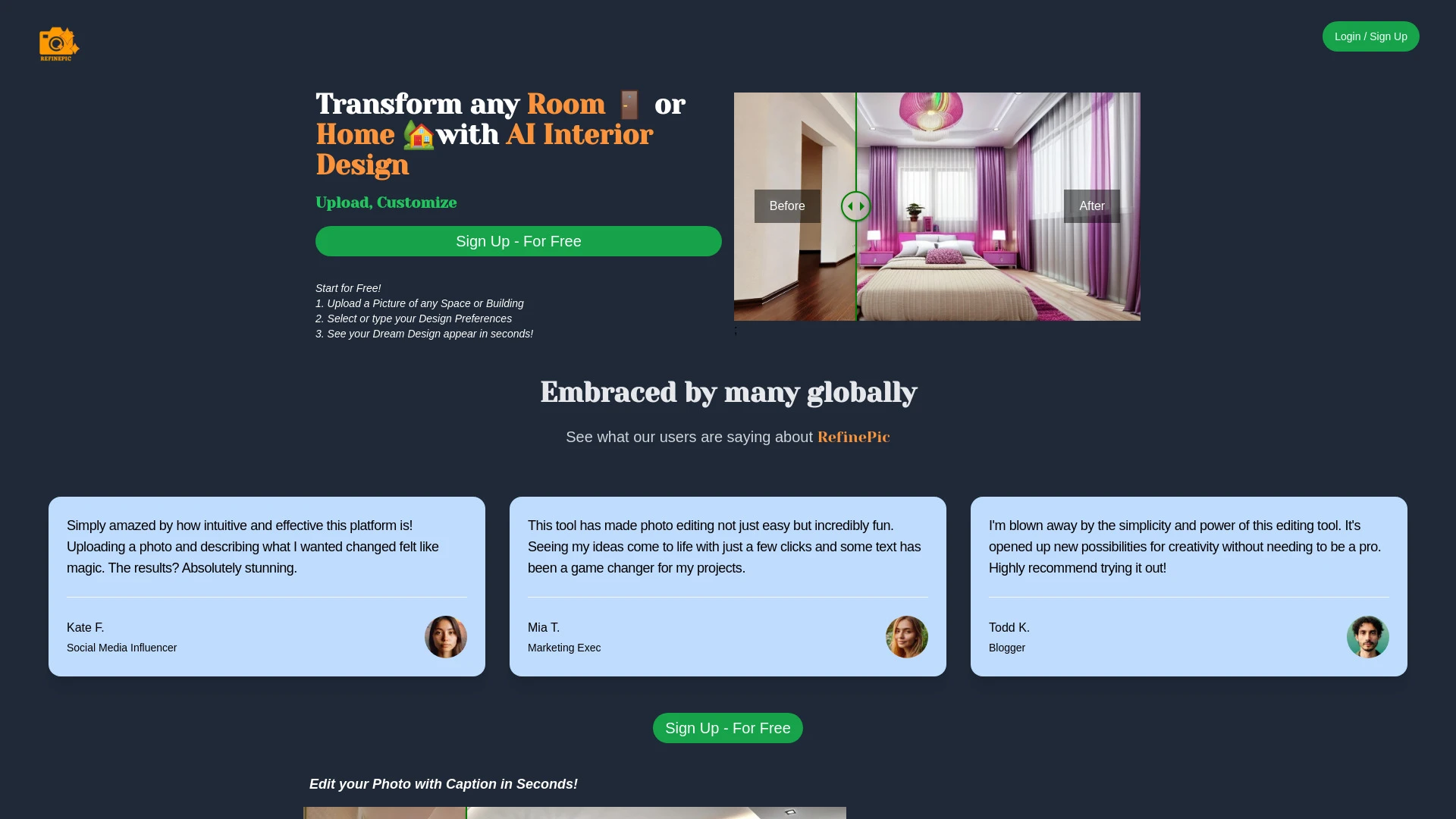 RefinePic - AI Tool Ocean