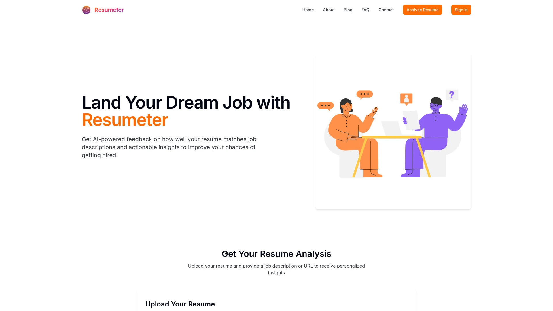 Resumeter - AI Tool Ocean