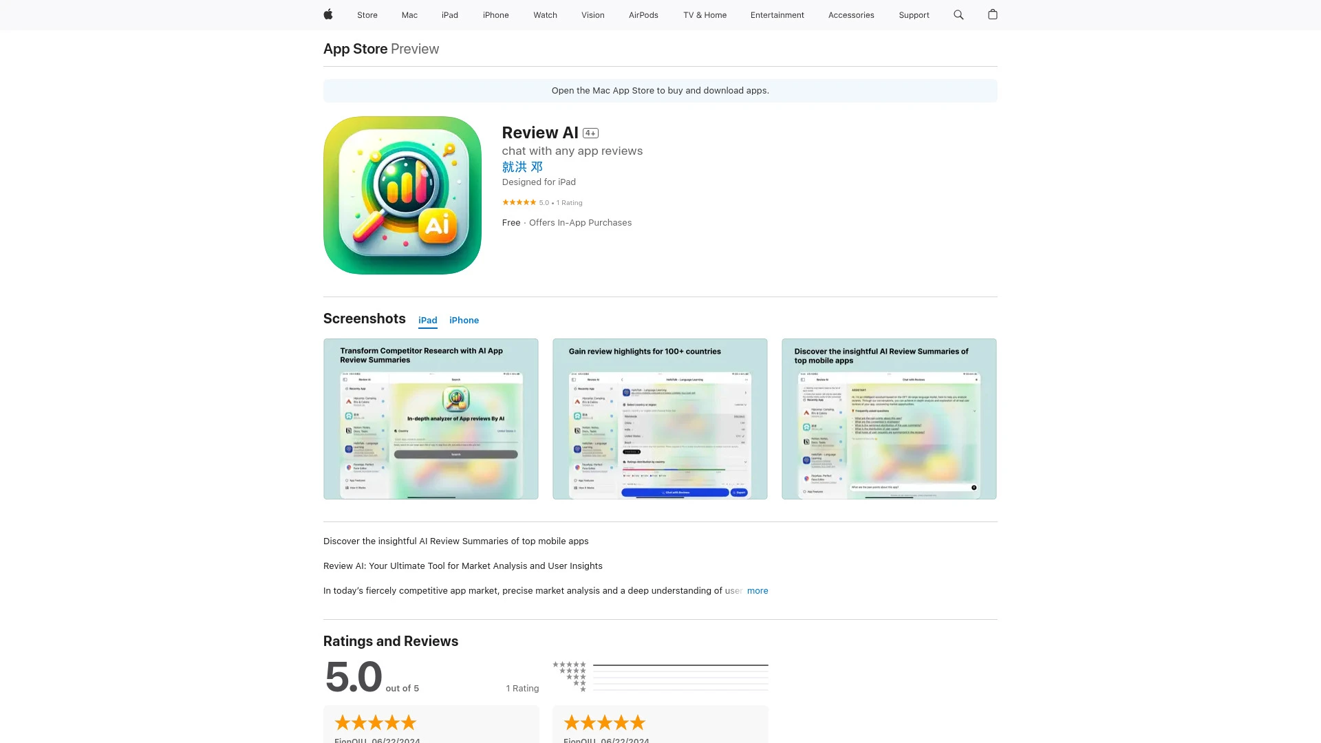 Review AI - AI Tool Ocean