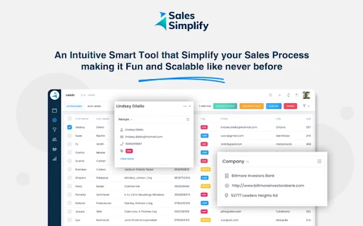 Sales Simplify - Chrome Extension - AI Tool Ocean
