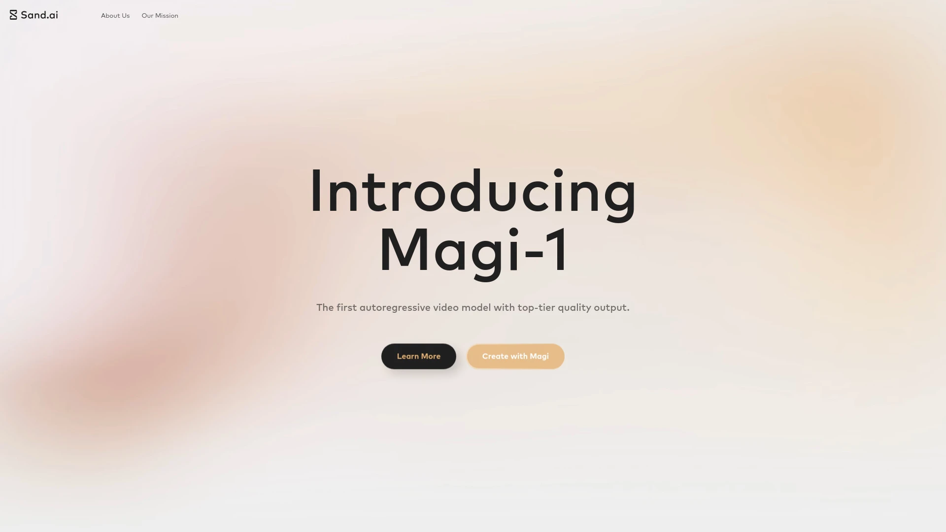 Sand.ai - AI Tool Ocean