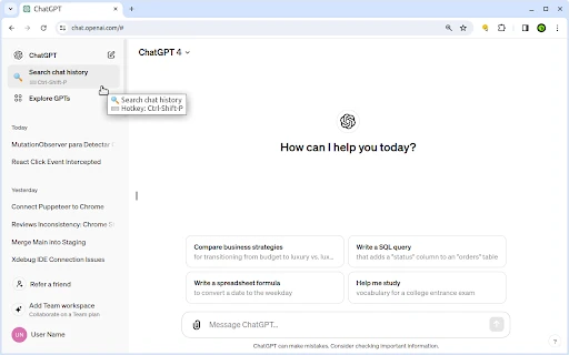 Searchable ChatGPT - Chrome Extension - AI Tool Ocean