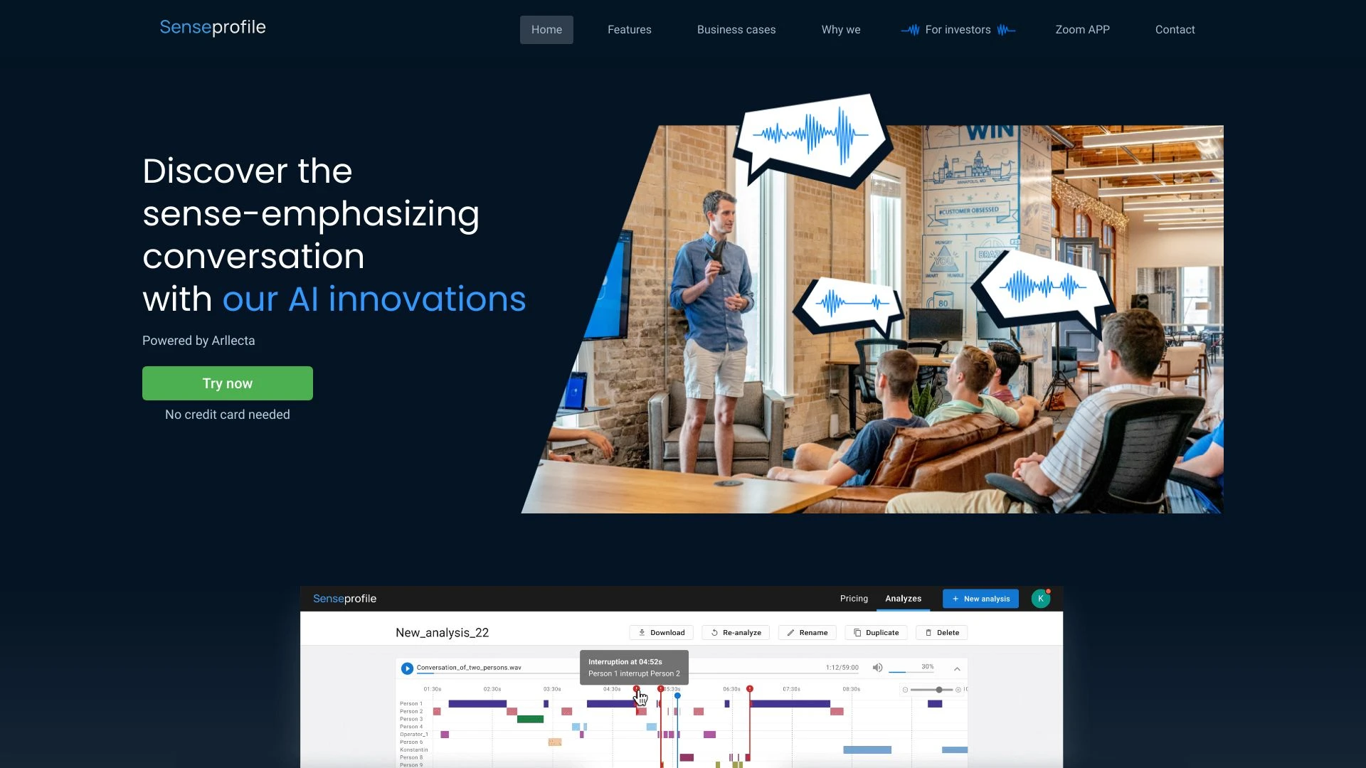 SenseProfile - AI Tool Ocean