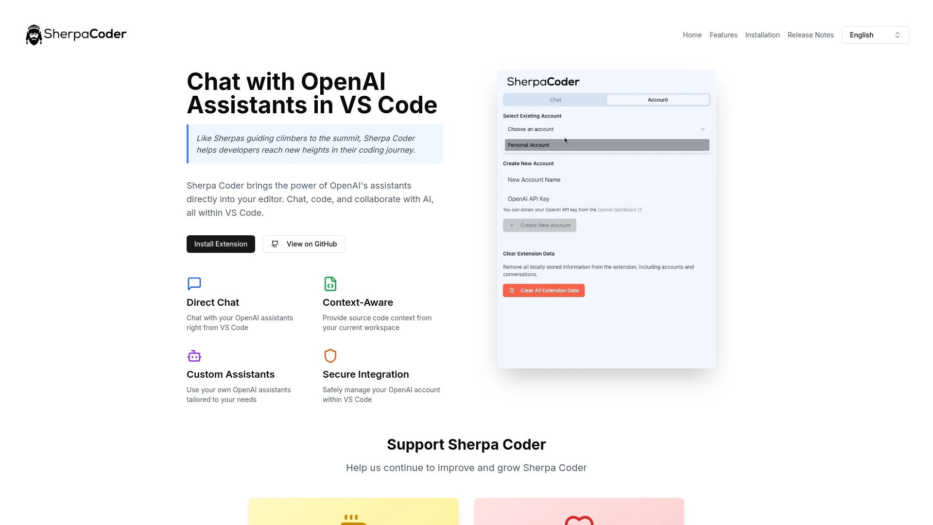 Sherpa Coder - AI Tool Ocean