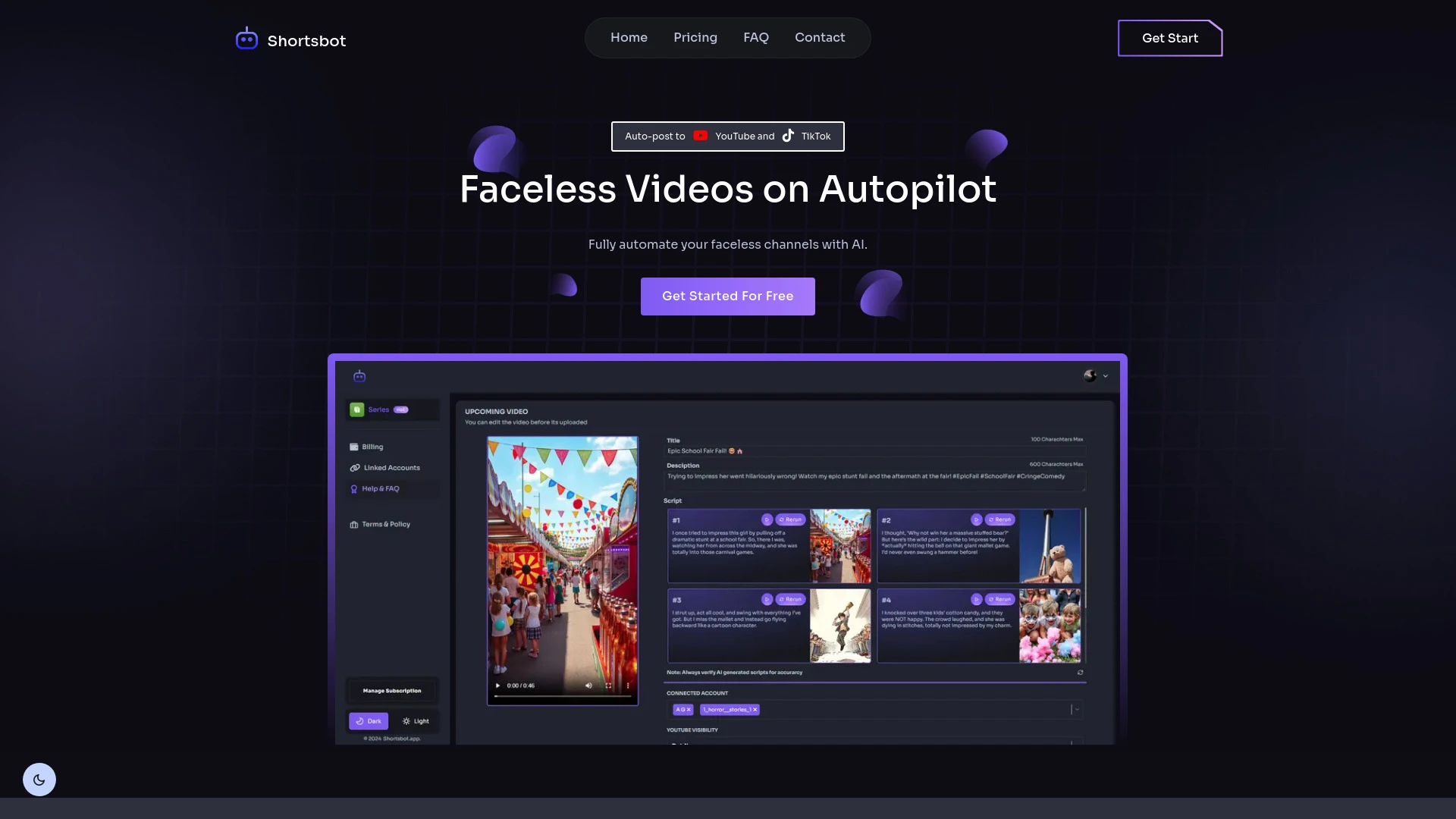Shortsbot AI - AI Tool Ocean