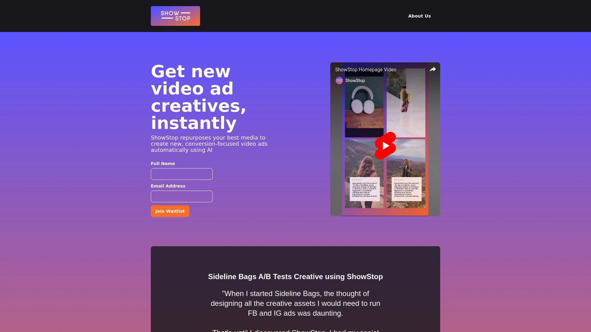 ShowStop - AI Tool Ocean