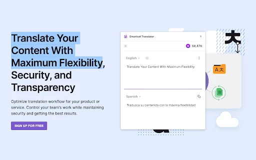 Smartcat Translator - Chrome Extension - AI Tool Ocean