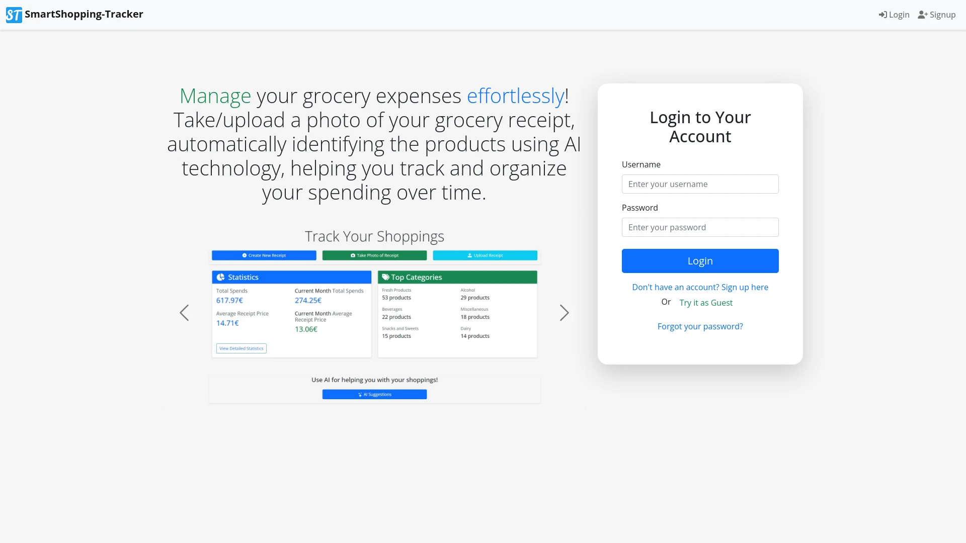SmartShopping-Tracker - AI Tool Ocean