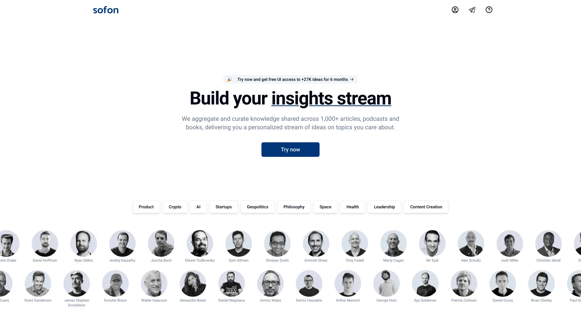 Sofon - AI Tool Ocean