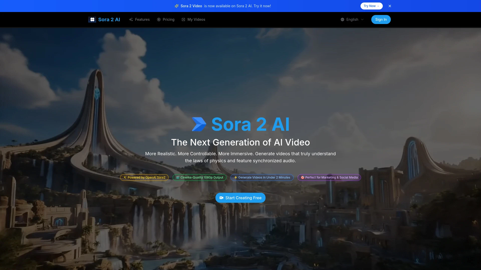 Sora 2 AI - AI Tool Ocean