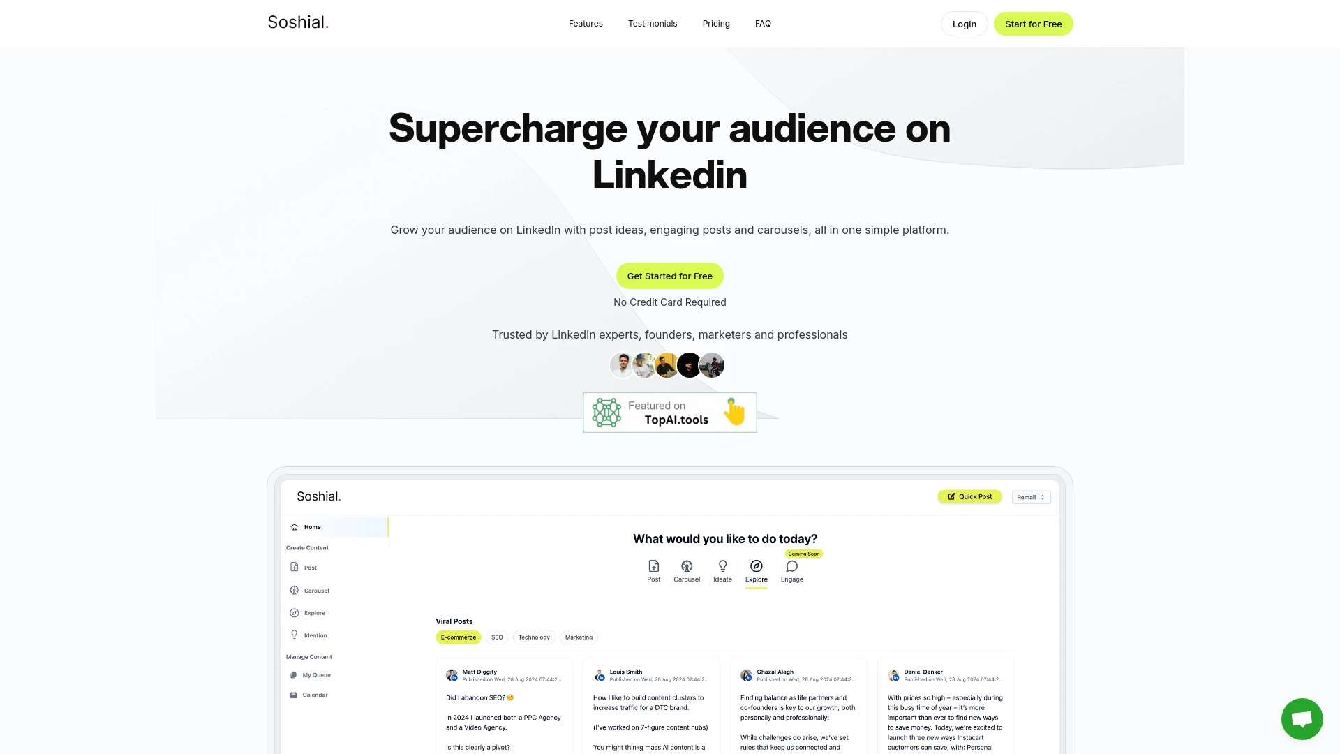 Soshial - AI Tool Ocean
