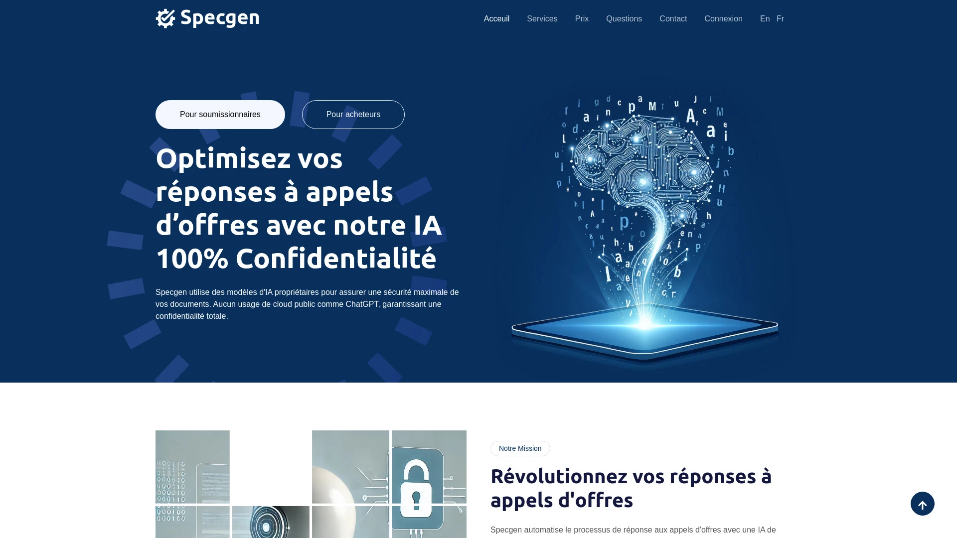 Specgen - AI Tool Ocean