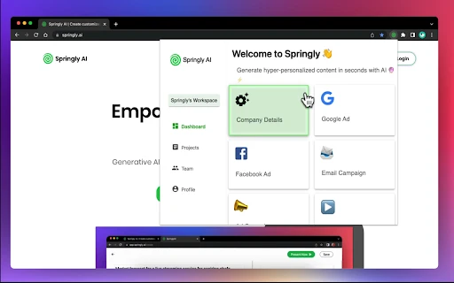 Springly AI - Chrome Extension - AI Tool Ocean