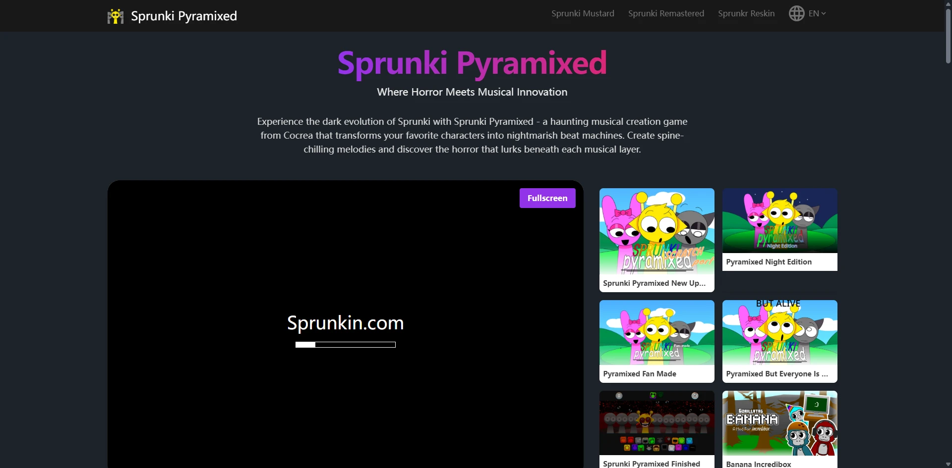Sprunki Pyramixed - AI Tool Ocean
