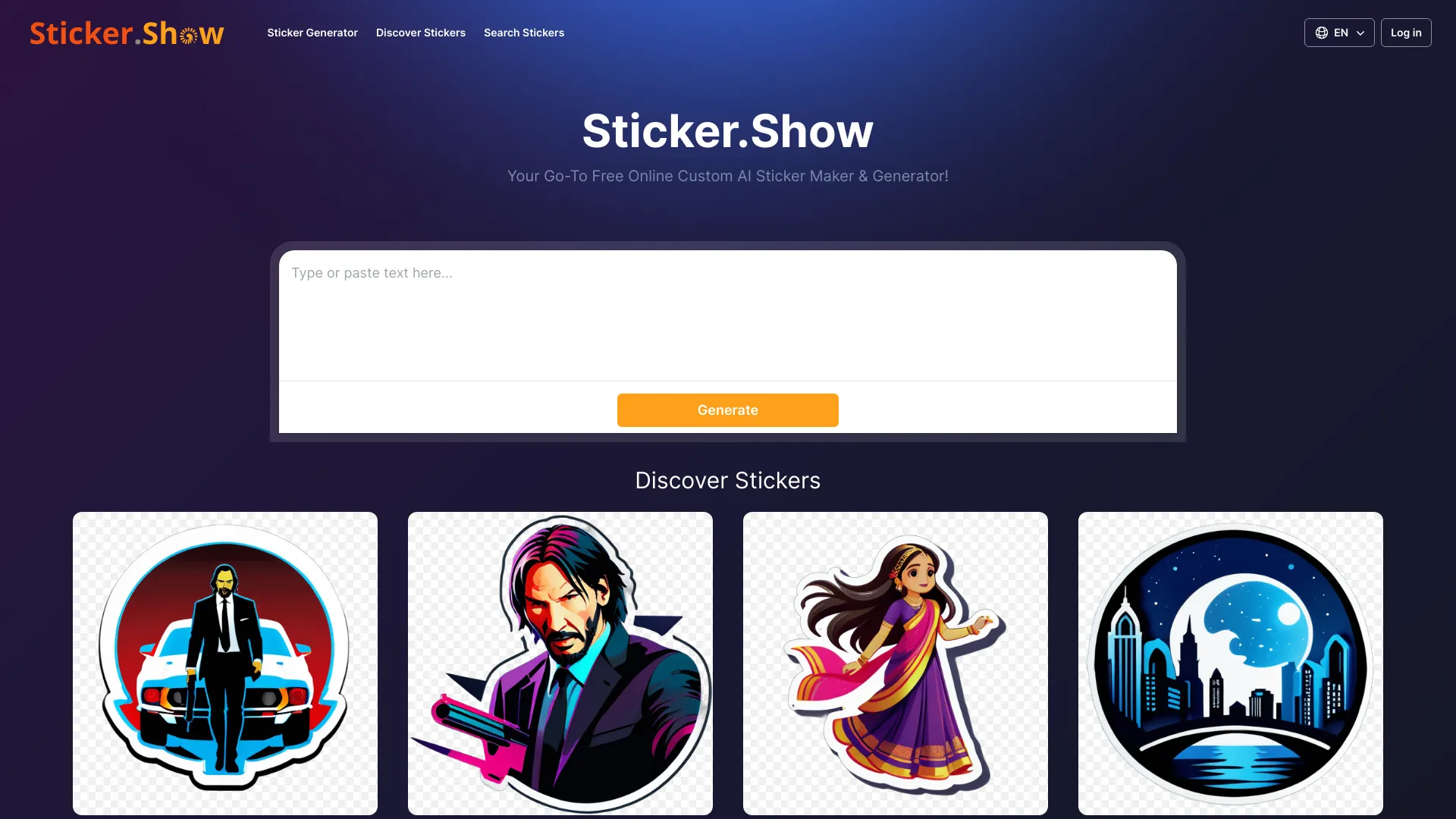 Sticker.Show - AI Tool Ocean