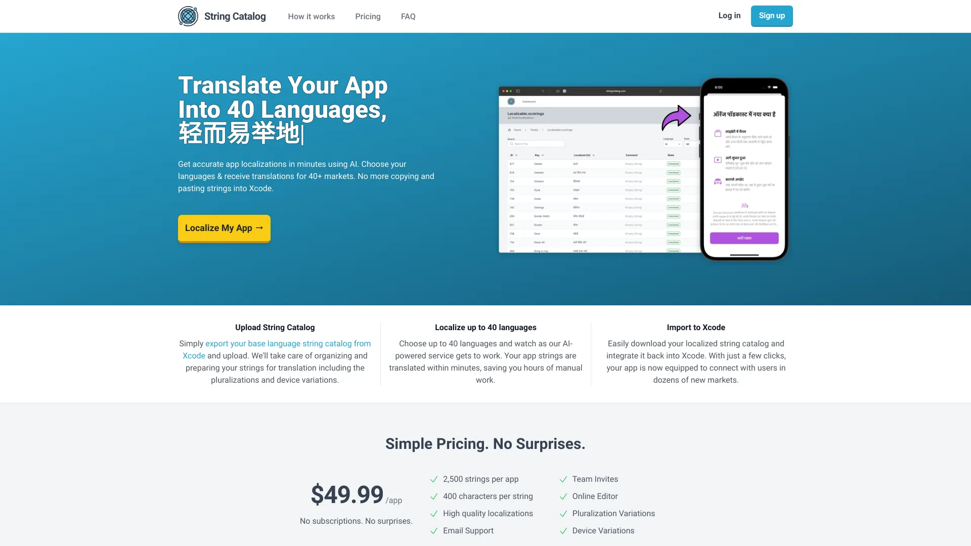 String Catalog - AI Tool Ocean