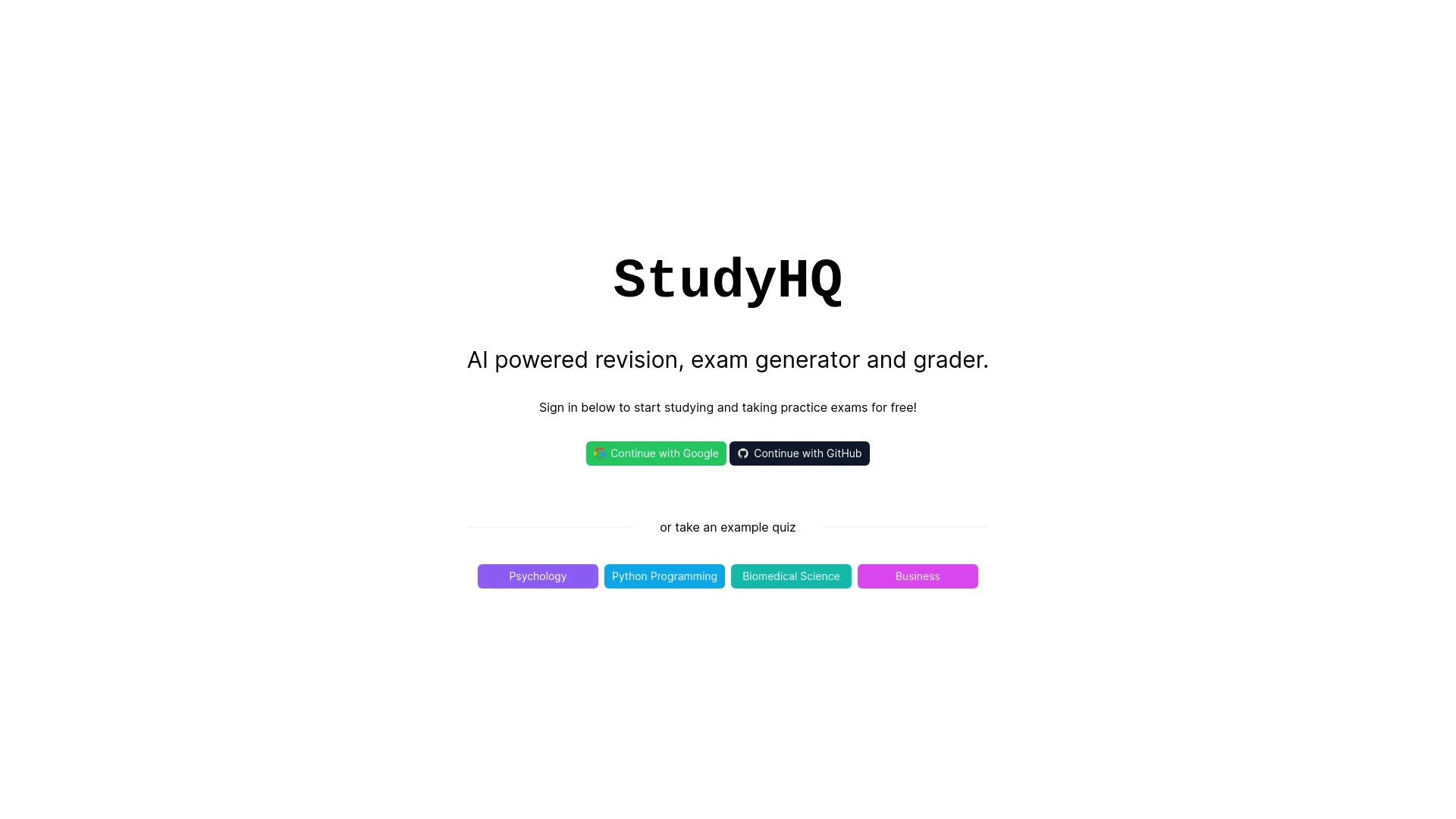 StudyHQ - AI Tool Ocean