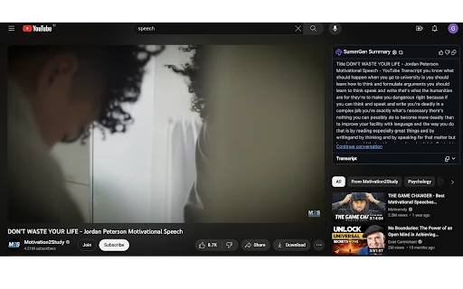 SummGen - Chrome Extension - AI Tool Ocean
