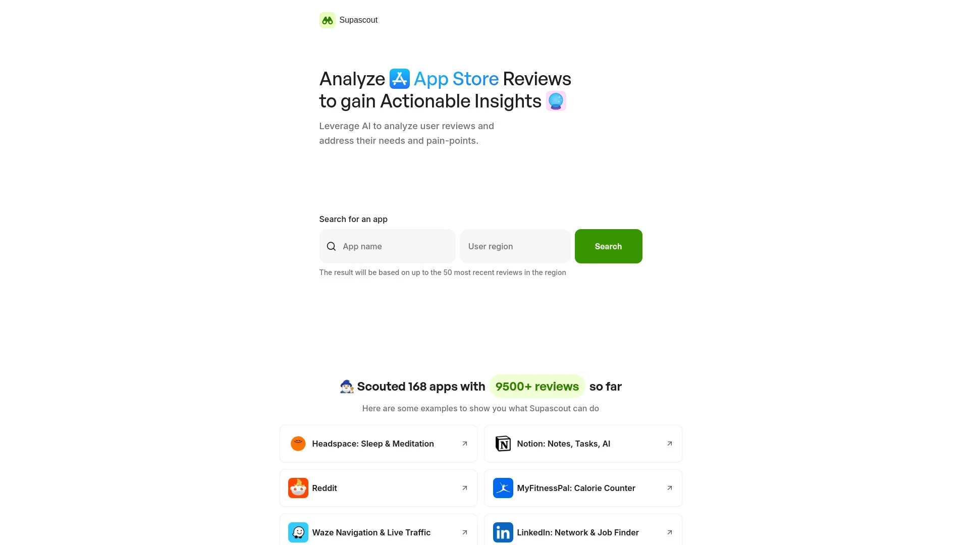 Supascout - AI Tool Ocean