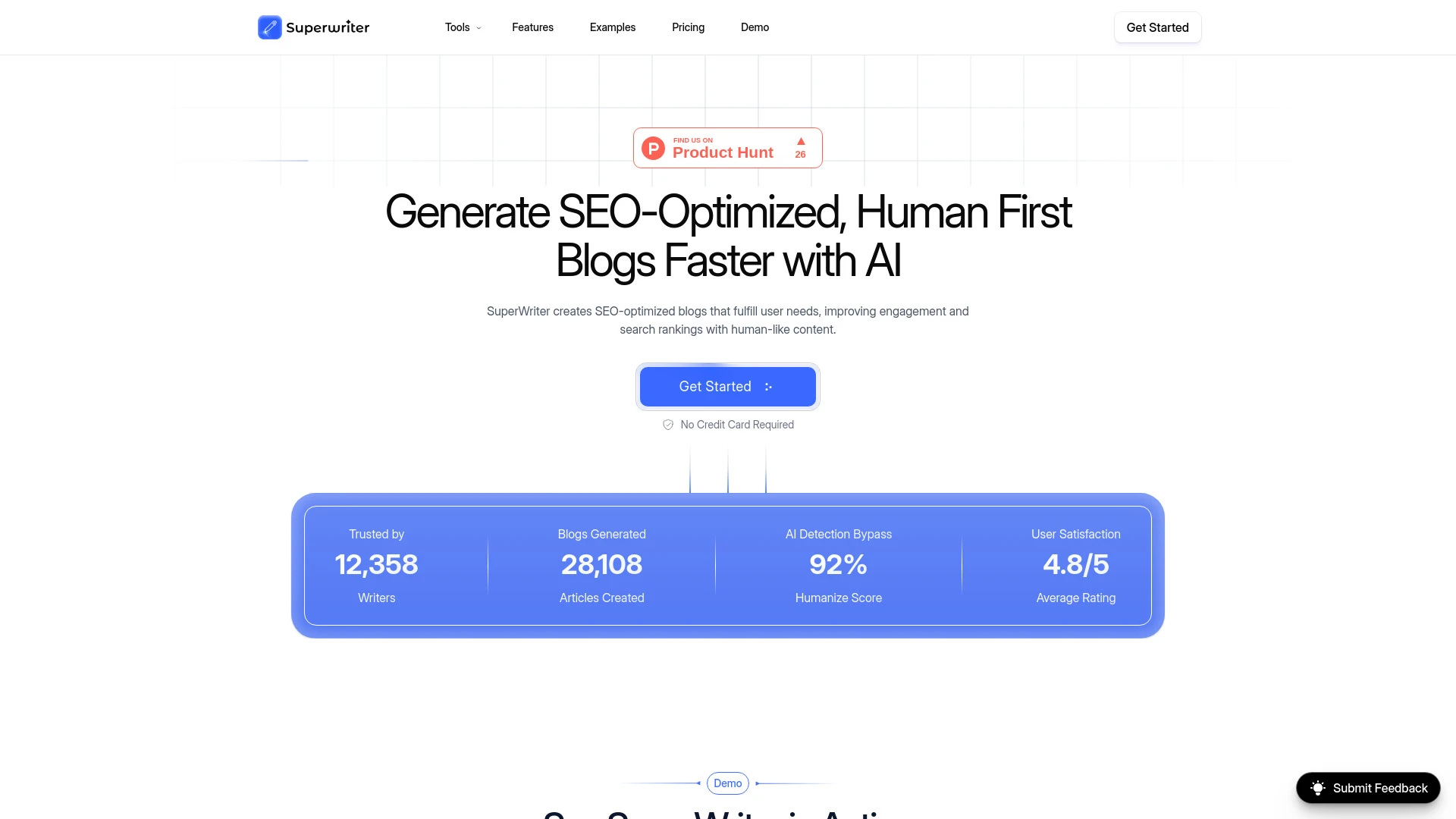 SuperWriter.io - AI Tool Ocean
