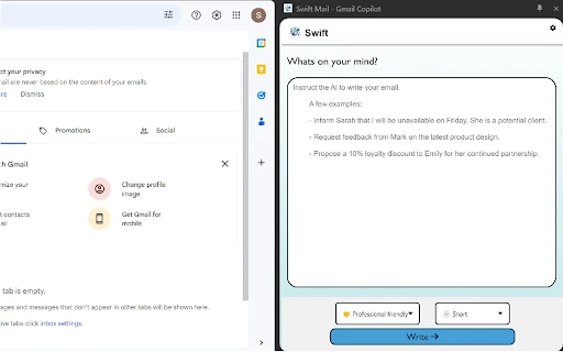 Swift Mail - Chrome Extension - AI Tool Ocean