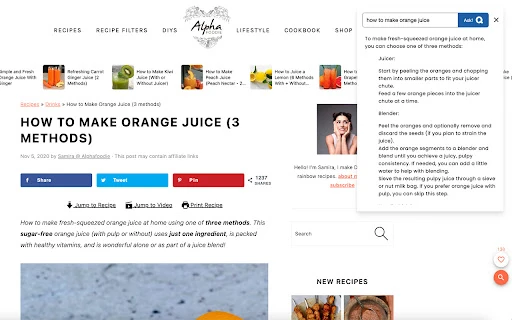 Synopse - Chrome Extension - AI Tool Ocean