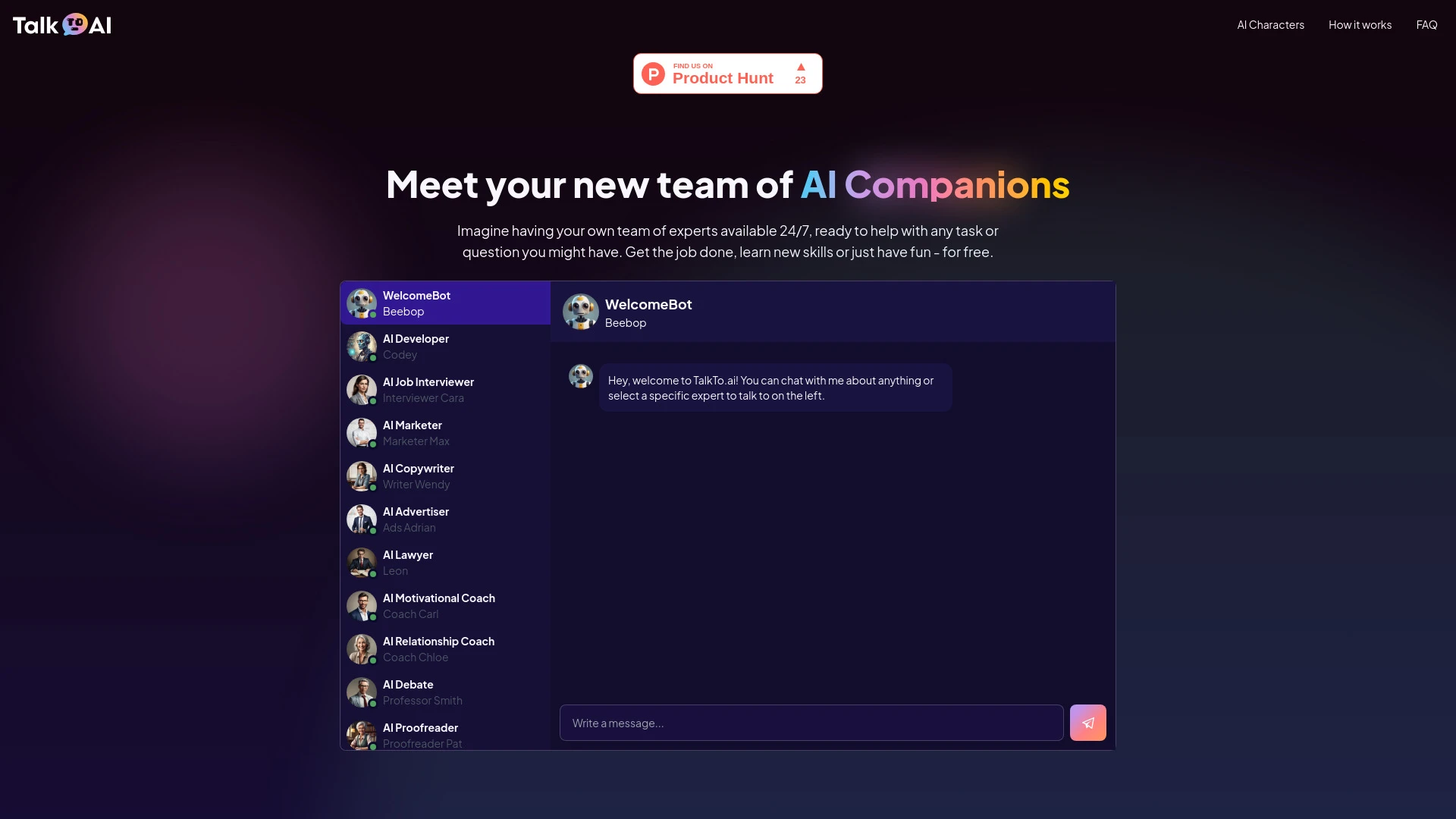 TalkTo.ai - AI Tool Ocean