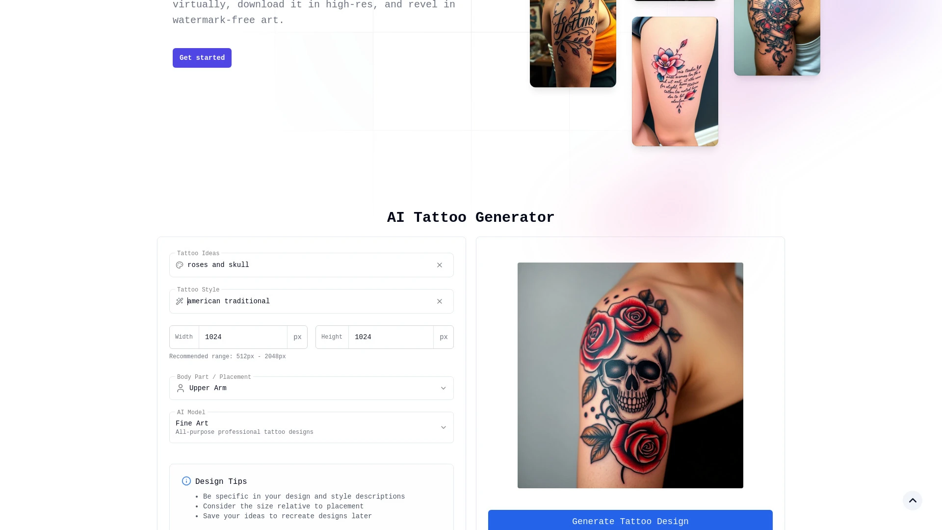 TattooGen.ai - AI Tool Ocean