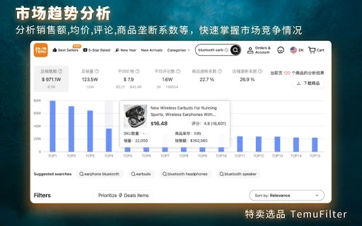 TemuFilter - Chrome Extension - AI Tool Ocean