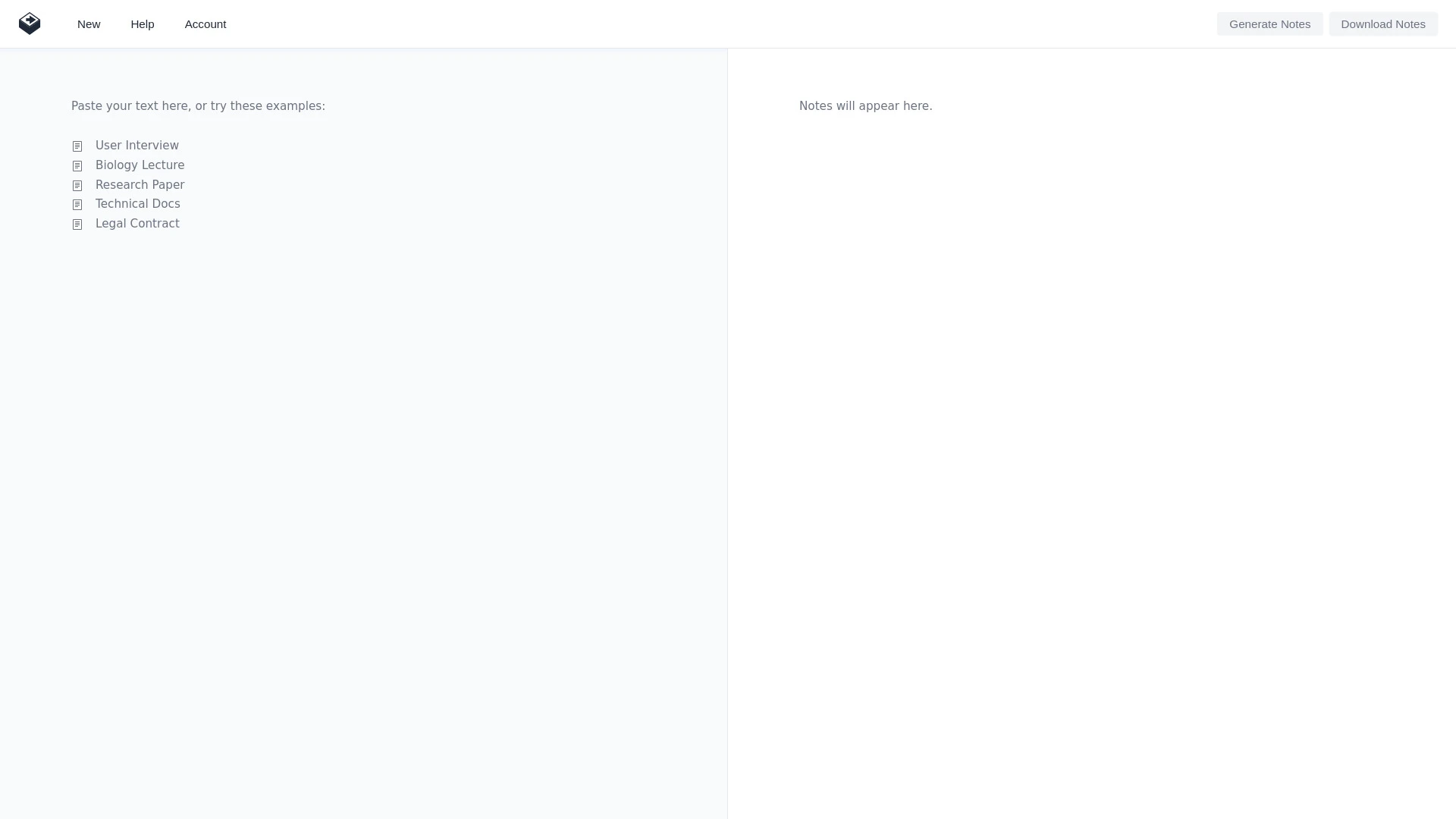 Text2Note - AI Tool Ocean