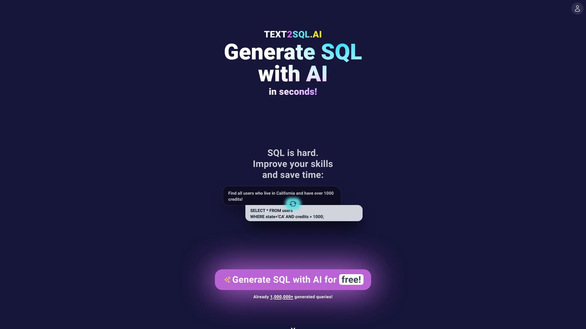 Text2SQL.ai - AI Tool Ocean