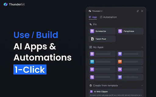 Thunderbit - Chrome Extension - AI Tool Ocean