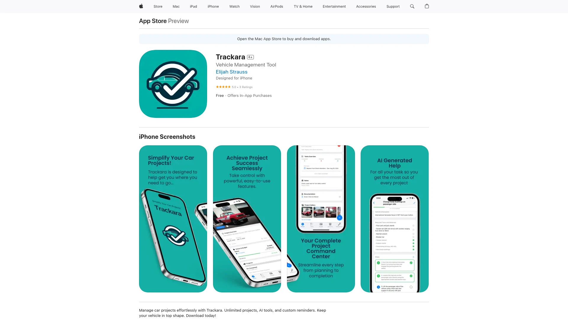 Trackara - AI Tool Ocean