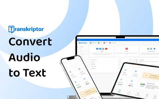 Transkriptor - Chrome Extension - AI Tool Ocean