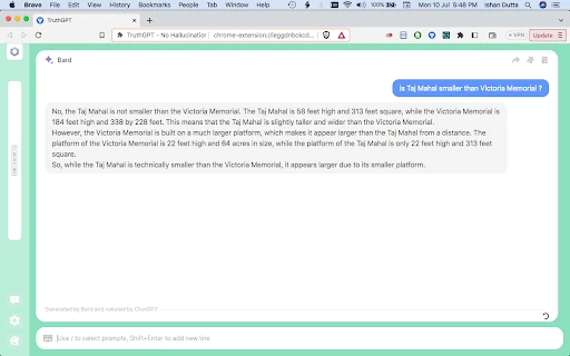 TruthGPT - Chrome Extension - AI Tool Ocean