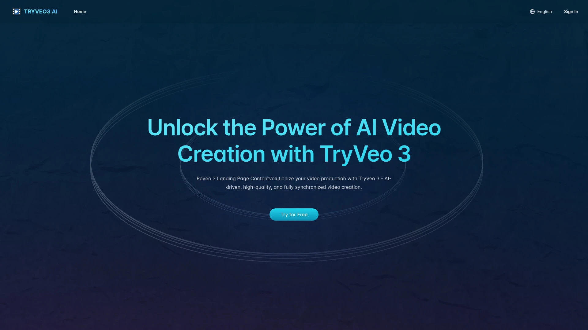 TryVeo3.ai: Free Access to Google Veo 3 for AI Video Generation - AI Tool Ocean