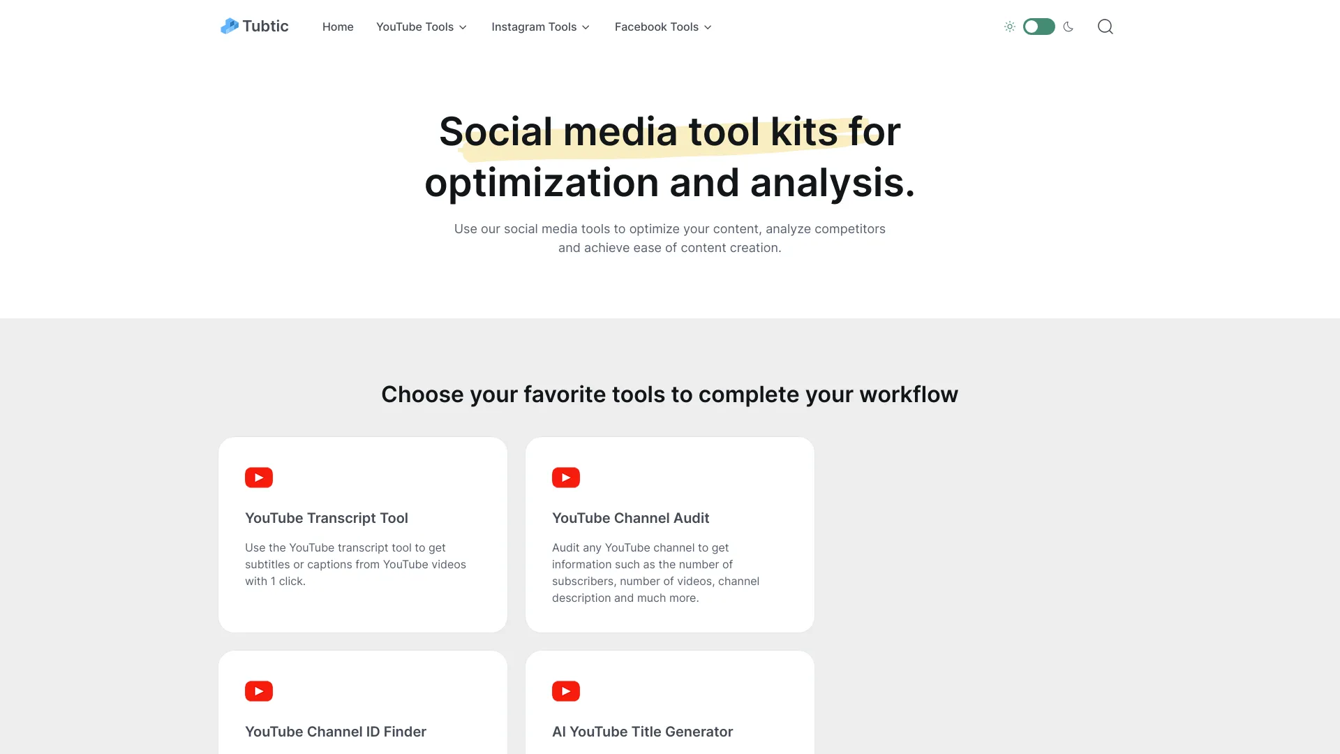 Tubtic - AI Tool Ocean